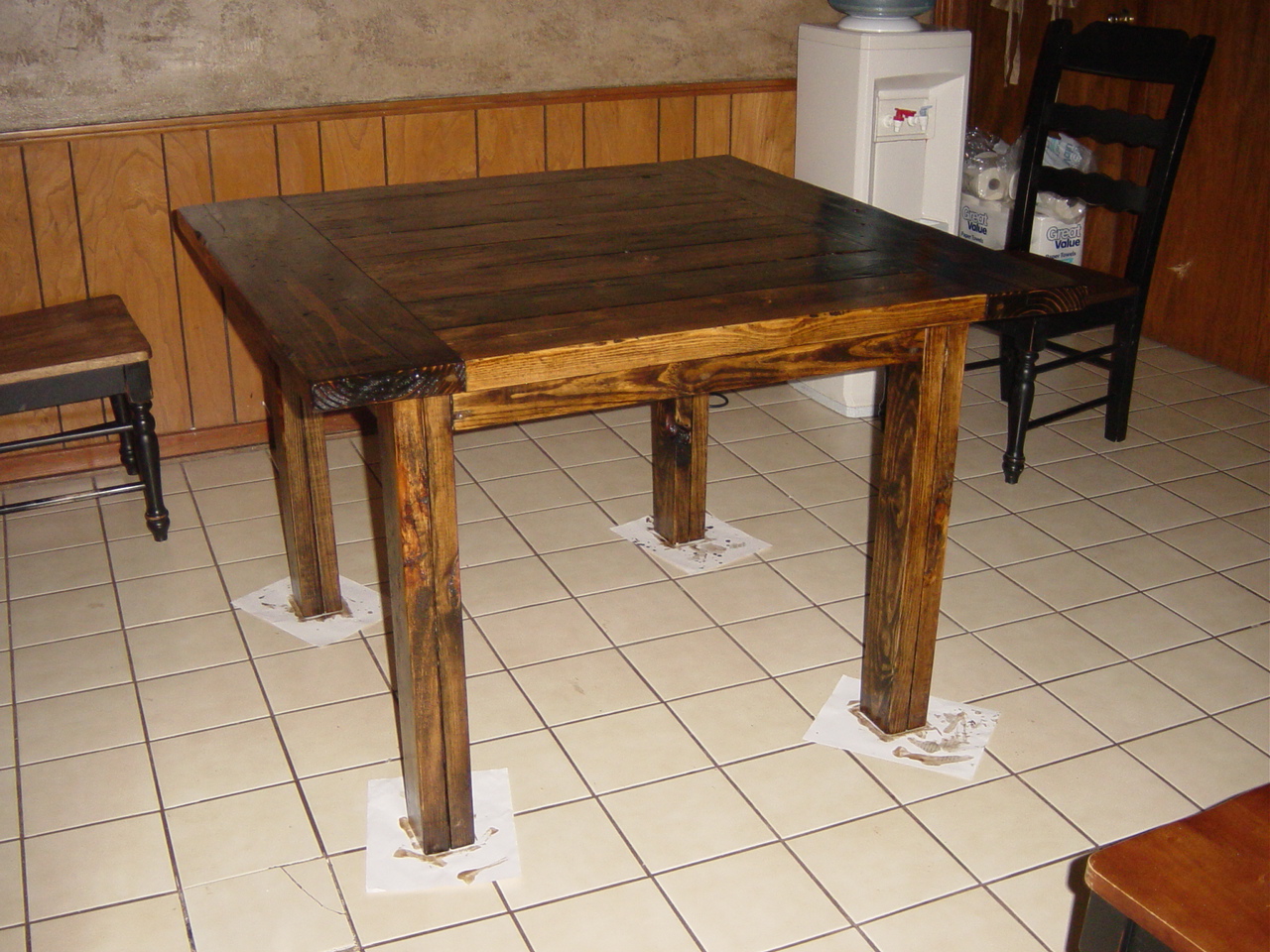 diy square kitchen table